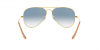 OKULARY RAY-BAN® AVIATOR LARGE METAL RB 3025 001/3F 62 ROZMIAR L